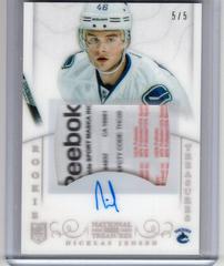 Nicklas Jensen [Autograph Patch] #194 Hockey Cards 2013 Panini National Treasures Prices