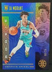 Ja Morant [Blue] #161 Basketball Cards 2019 Panini Illusions Prices