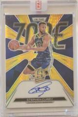 Stephen Curry [Asia Gold] Basketball Cards 2021 Panini Spectra In The Zone Autographs Prices