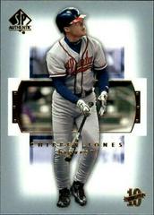 Chipper Jones #47 Baseball Cards 2003 SP Authentic Prices