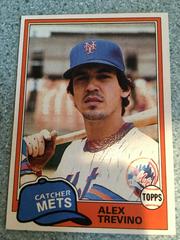 Alex Trevino #23 Baseball Cards 1981 Topps Prices