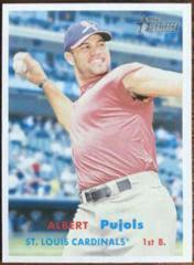 Albert Pujols [Red Shirt] #165 Baseball Cards 2006 Topps Heritage Prices
