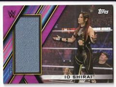 Io Shirai [Pink] Wrestling Cards 2020 Topps WWE Women's Mat Relics Prices