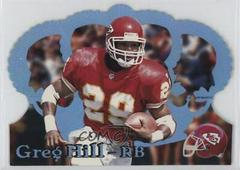 Greg Hill [Blue Holofoil] #81 Football Cards 1995 Pacific Crown Royale Prices