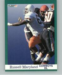 Russell Maryland Football Cards 1991 Fleer Prices