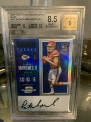 Patrick Mahomes II [Autograph Blue] Football Cards 2017 Panini Contenders Optic Prices