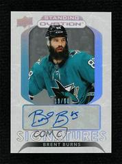 Brent Burns #SOS-BB Hockey Cards 2021 Upper Deck Ovation Standing Signatures Prices