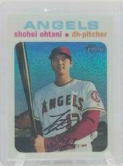 Shohei Ohtani [Chrome White Refractor] #433 Baseball Cards 2020 Topps Heritage Prices