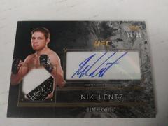 Nik Lentz [Silver] #TCAR-NL Ufc Cards 2016 Topps UFC Top of the Class Autograph Relic Prices