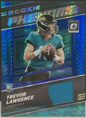 Trevor Lawrence [Blue Hyper] Football Cards 2021 Panini Donruss Optic Rookie Phenoms Prices
