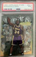 Shaquille O'Neal Basketball Cards 1997 Topps Rock Stars Prices