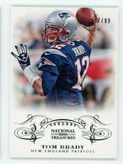 Tom Brady #62 Football Cards 2013 Panini National Treasures Prices