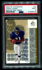 Jamal Lewis #JL Football Cards 2000 SP Authentic Sign of the Times Prices