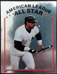 Reggie Jackson #245 Baseball Cards 1981 Topps Stickers Prices