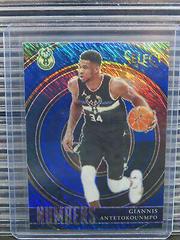 Giannis Antetokounmpo [Blue] Basketball Cards 2020 Panini Select Numbers Prices