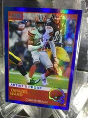 Denzel Ward [Artist's Proof] Football Cards 2019 Panini Score Prices