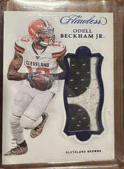 Odell Beckham Jr. [Sapphire] Football Cards 2019 Panini Flawless Prices