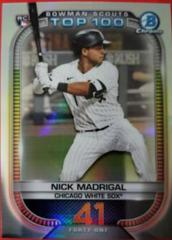 Nick Madrigal #BTP-41 Baseball Cards 2021 Bowman Scout’s Top 100 Prices