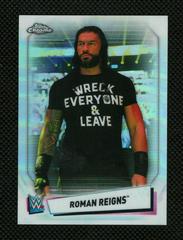 Roman Reigns [Refractor] Wrestling Cards 2021 Topps Chrome WWE Prices