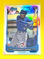 Anthony Gose [Orange Refractor] #52 Baseball Cards 2012 Bowman Chrome Draft Prices