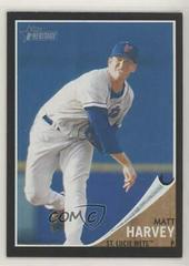 Matt Harvey [Black Border] #130 Baseball Cards 2011 Topps Heritage Minor League Edition Prices