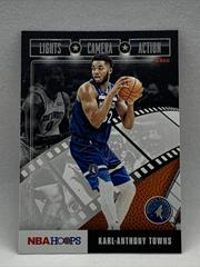 Karl Anthony Towns Basketball Cards 2019 Panini Hoops Lights Camera Action Prices
