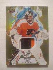 Carter Hart [Gold Patch] #21 Hockey Cards 2021 Upper Deck Ice Prices