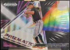 Jackson Holliday [Purple Wave] Baseball Cards 2022 Panini Prizm Draft Picks Prizmatic Prices