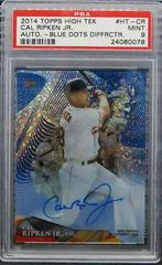 Cal Ripken Jr. [Autograph Blue Dots Diffractor] Baseball Cards 2014 Topps High Tek Prices