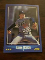 Brian Holton #208 Baseball Cards 1988 Score Prices