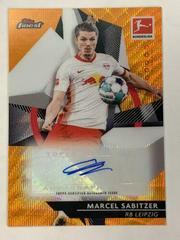 Marcel Sabitzer [Orange Wave Refractor] #BCA-MS Soccer Cards 2020 Topps Finest Bundesliga Autographs Prices