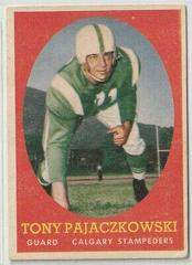 Tony Pajaczkowski #25 Football Cards 1958 Topps CFL Prices