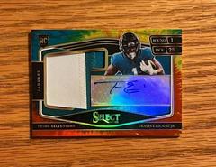 Travis Etienne Jr. [Tie Dye] #PS-TET Football Cards 2021 Panini Select Prime Selections Signatures Prices