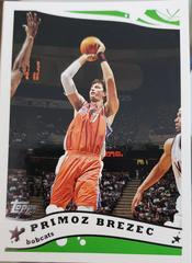 Primoz Brezec #195 Basketball Cards 2005 Topps Prices