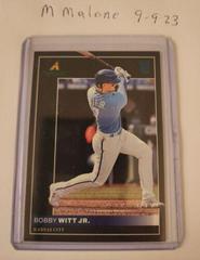 Bobby Witt Jr. [Green] Baseball Cards 2022 Panini Chronicles Pinnacle Prices