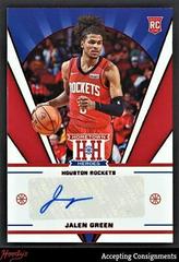 Jalen Green [Red] Basketball Cards 2021 Panini Chronicles Hometown Heroes Rookie Autographs Prices