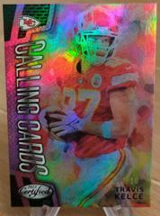 Travis Kelce [Purple] #CALL-3 Football Cards 2023 Panini Certified Calling Prices