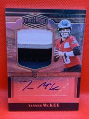 Tanner McKee Football Cards 2023 Panini Plates and Patches Rookie Patch Autographs Prices