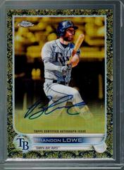 Brandon Lowe #GEA-BL Baseball Cards 2022 Topps Gilded Collection Chrome Gold Etch Autographs Prices