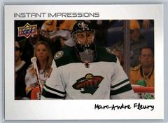 Marc Andre Fleury Hockey Cards 2022 Upper Deck Instant Impressions Prices