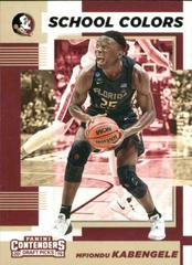 Mfiondu Kabengele #5 Basketball Cards 2019 Panini Contenders Draft Picks School Colors Prices
