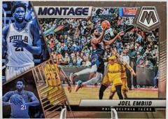 Joel Embiid #4 Basketball Cards 2021 Panini Mosaic Montage Prices