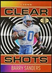 Barry Sanders [Red] #CS-14 Football Cards 2021 Panini Illusions Clear Shots Prices