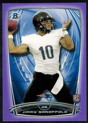 Jimmy Garoppolo [Purple] Football Cards 2014 Bowman Rookies Prices