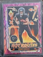 Drake London [Pink] #HR-1 Football Cards 2022 Panini Phoenix Hot Routes Prices
