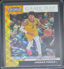 Jordan Poole [Diamond] Basketball Cards 2019 Panini Contenders Draft Picks Game Day Ticket Prices