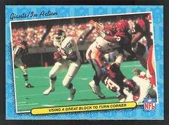 Using a Great Block to Turn Corner [1986 schedule] #57 Football Cards 1986 Fleer Team Action Prices