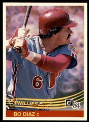 Bo Diaz #137 Baseball Cards 1984 Donruss Prices