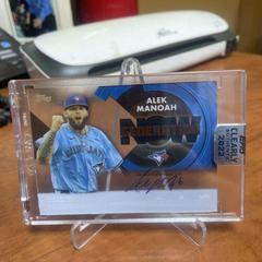 Alek Manoah #GNA-MAN Baseball Cards 2022 Topps Clearly Authentic Generation Now Autographs Prices