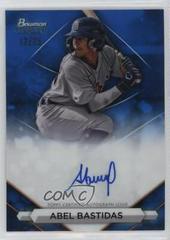 Abel Bastidas [Blue] #PA-AB Baseball Cards 2023 Bowman Sterling Prospect Autograph Prices